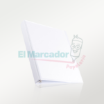 CARPETA 3 AROS 1/2"  BLANCA (T / CARTA)