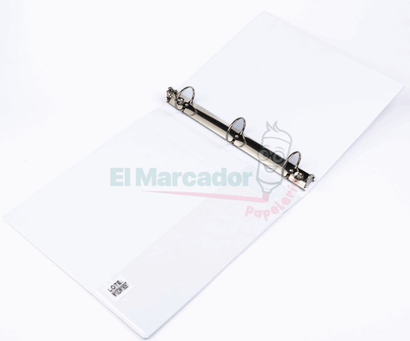 CARPETA 3 AROS 1 1/2" BLANCA (T/CARTA) - Image 2