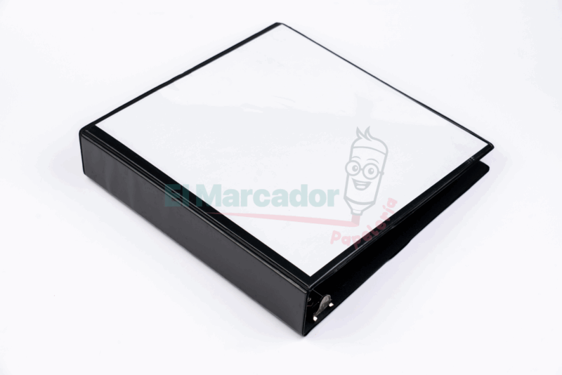 CARPETA 3 AROS 2" NEGRA