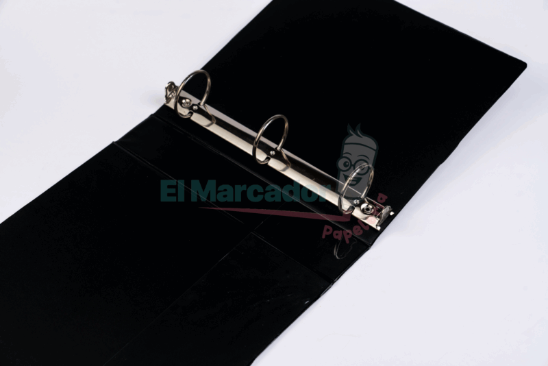 CARPETA 3 AROS 2" NEGRA - Image 2