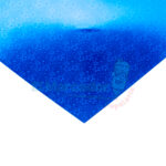 CARTULINA DOBLE FAZ HOLOGRAFICA AZUL ESTRELLAS