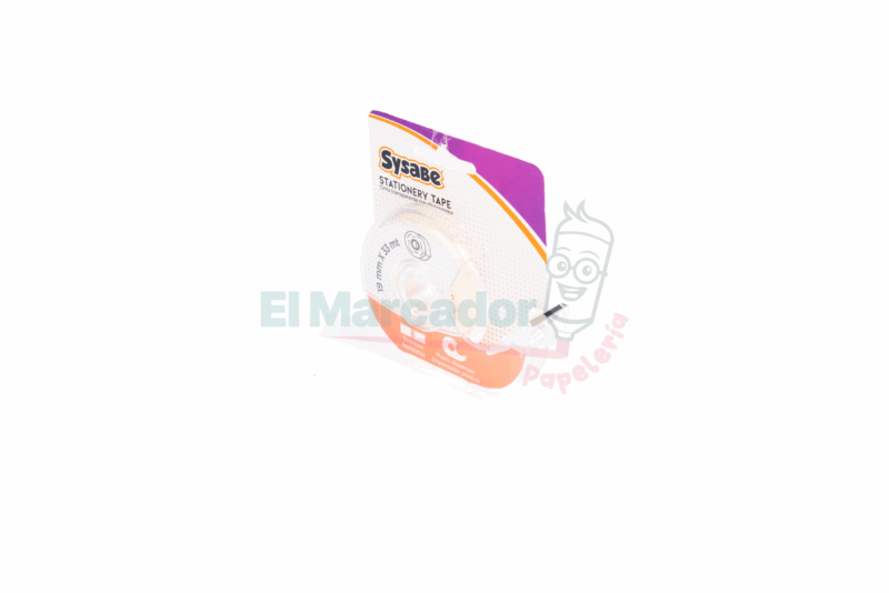 CINTA ADHESIVA C/DISPENSADOR 19MM X 33MT - SYSABE