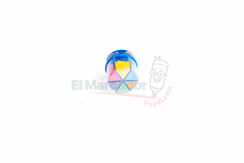 ESCARCHA EN DISPENSADOR X 6 COLORES SURTIDOS - ARTESCO