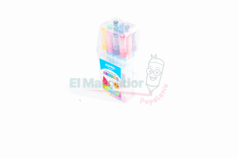 ESTUCHE DE MARCADORES CON AROMAS X 12 -POINTER