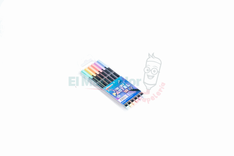 ESTUCHE DE MARCADORES FINE LINER TRIANG.PASTEL X6 -ARTESCO - Image 2