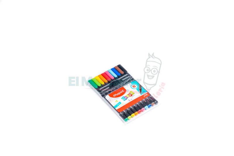ESTUCHE DE MARCADORES GRAPH" PEPS X 10-MAPED - Image 2
