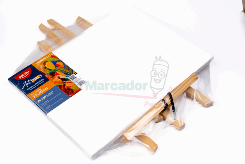 LIENZO ART PRO C/CABALLETE 30X40CM - POINTER