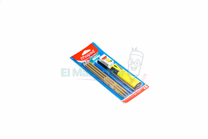 SET ESCOLAR DE ESCRITURA X 8 PZAS -MAPED
