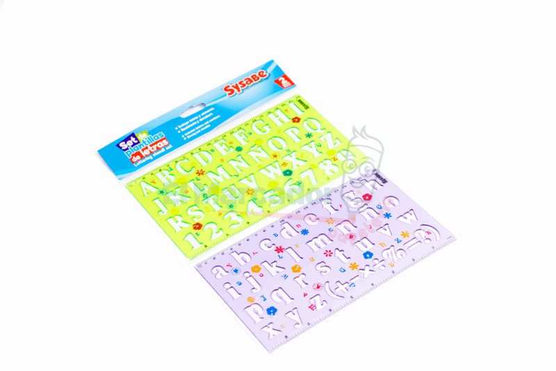 SET PLANTILLA LETRAS 2 PZA - SYSABE
