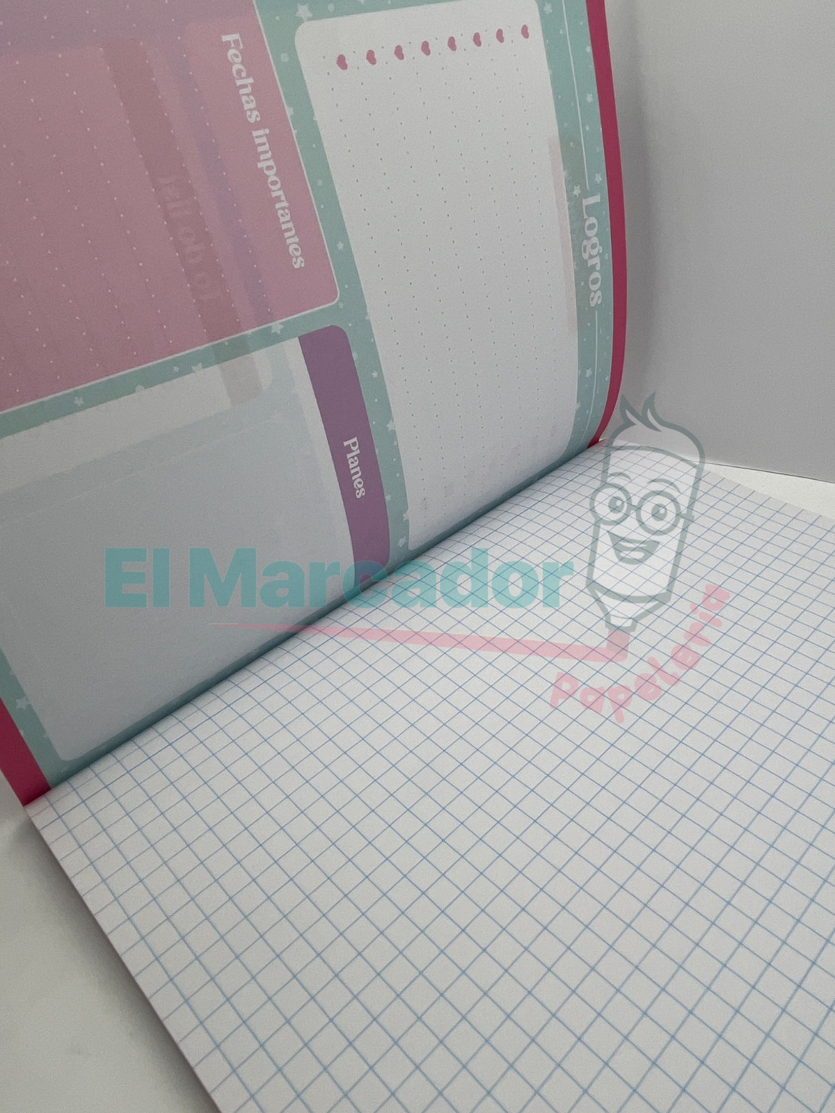 LIBRETA EMPASTADA CUADRO X 100 HOJAS FLOWERS- PRIMAVERA