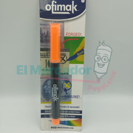 MARCADOR DETECTOR BILLETE FALSOS - OFIMAK