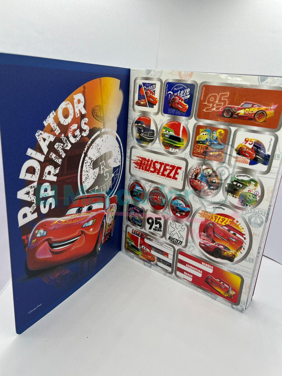 LIBRETA EMPASTADA 1 LINEA X 100 HOJAS CARS - PRIMAVERA - Image 3