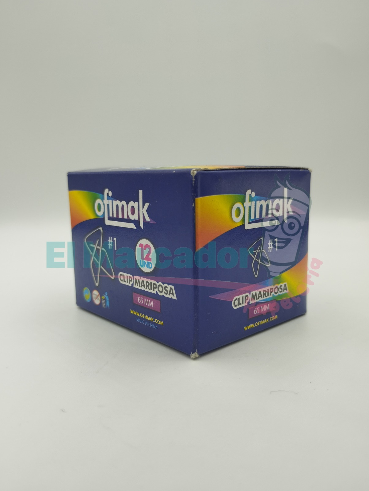CLIPS MARIPOSA N· 1 65 MM - OFIMAK - Image 2