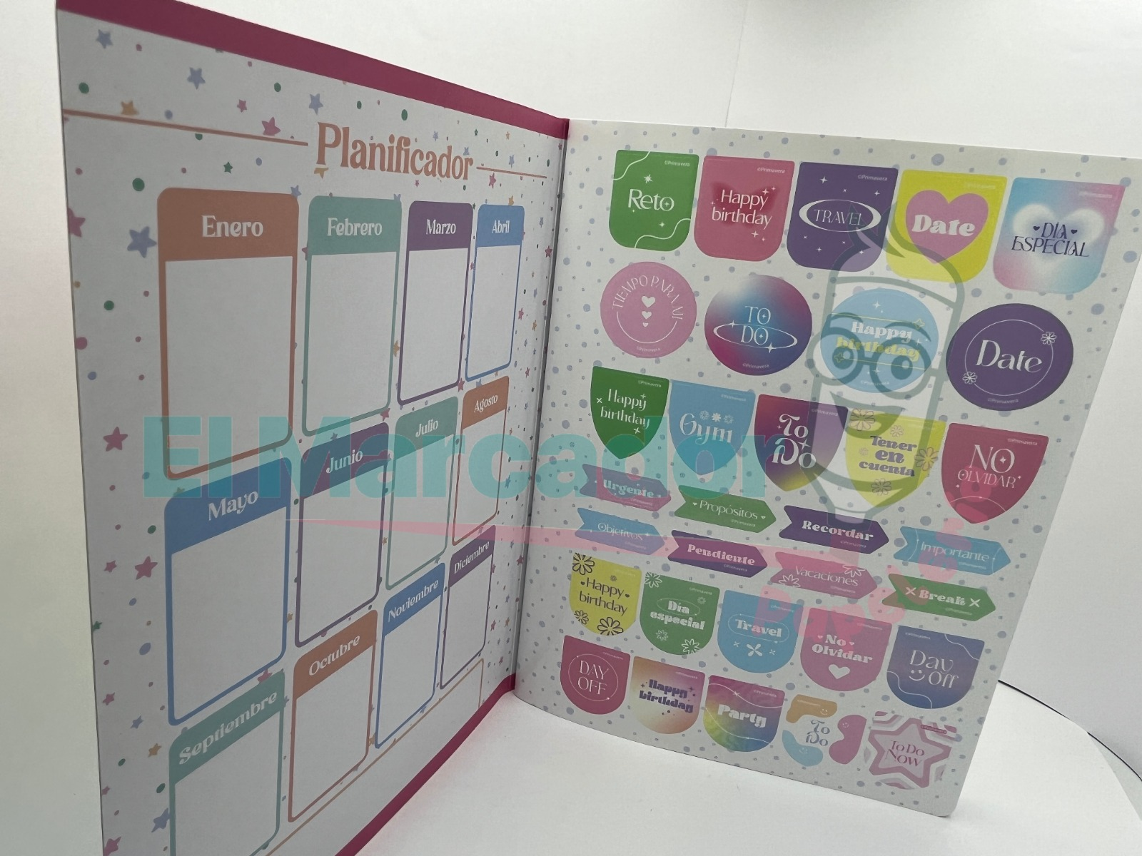 LIBRETA EMPASTADA CUADRO X 100 HOJAS FLOWERS- PRIMAVERA - Image 3