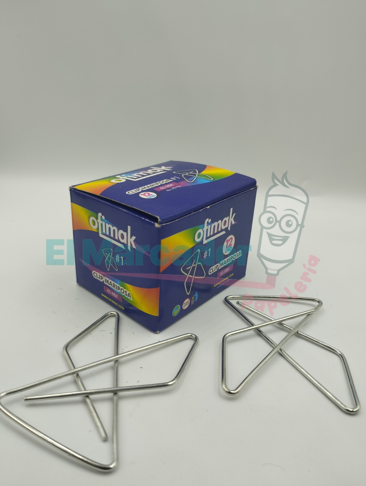 CLIPS MARIPOSA N· 1 65 MM - OFIMAK