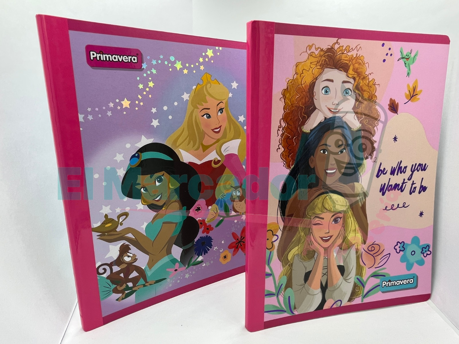LIBRETA EMPASTADA 1 LINEA X 100 HOJAS DISNEY PRINCESA - PRIMAVERA - Image 2