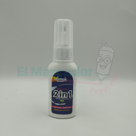 CORRECTOR LIQUIDO 2 EN 1 LAPIZ Y PINCEL - OFIMAK