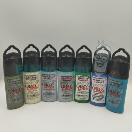 BORDADOS LIQUIDOS -ORO COLOR