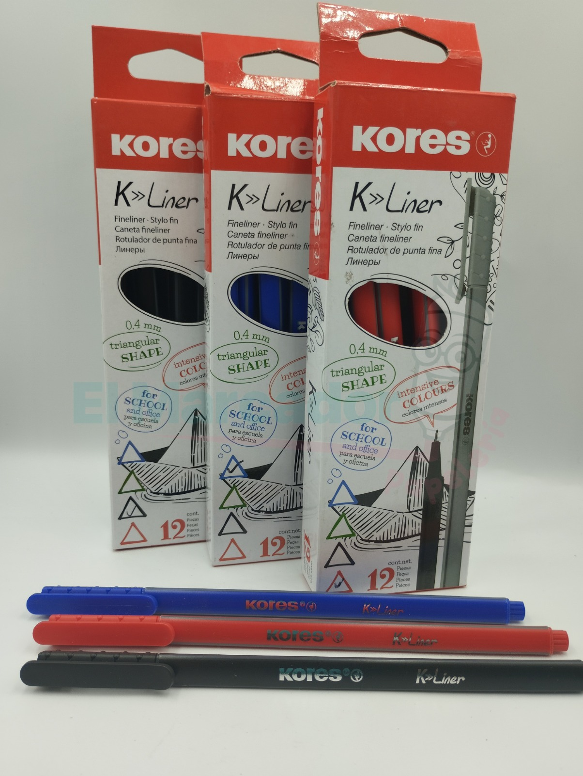 MARCADORES PERMANENTES K-LINER -KORES
