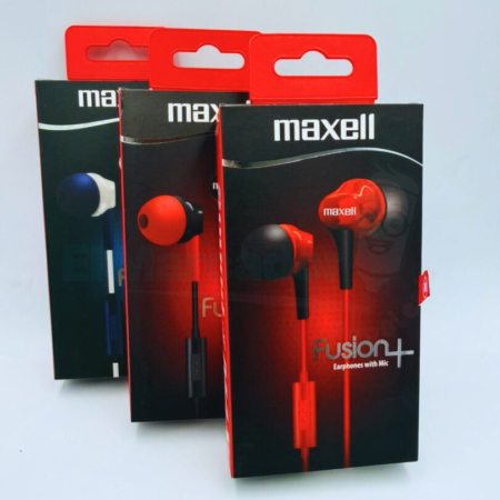 AURICULARES FUS-9 + EARPHONE DAMASK MAXELL