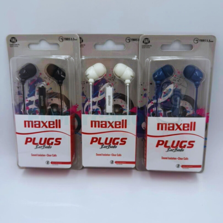 AURICULARES IN-MIC BLCK MAXELL