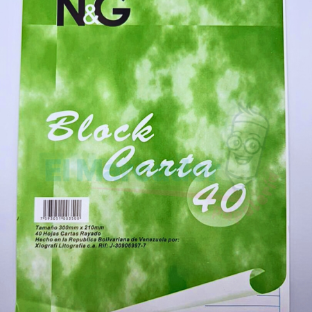 BLOCK RAYADO GDE 40 HOJAS - XIOGRAFI