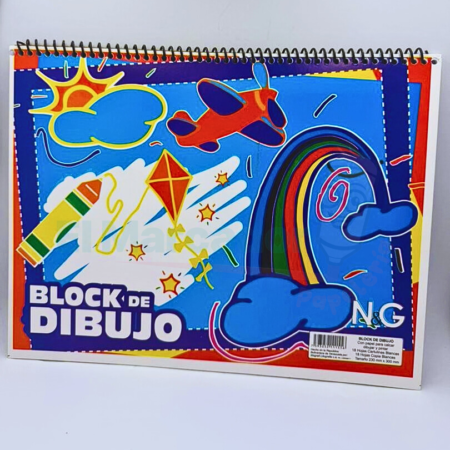 BLOCK DIBUJO ESCOLAR ESPIRAL - XIOGRAFI