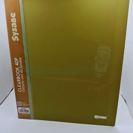 CARPETA CATALOGO 40 FUNDAS - SYSABE