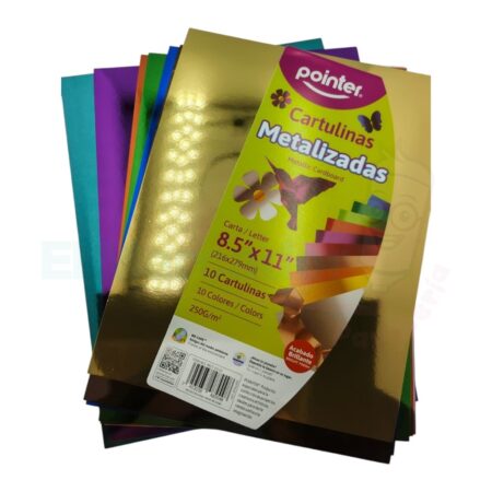 CARTULINA CARTA METALIZADA BRILLANTE - POINTER