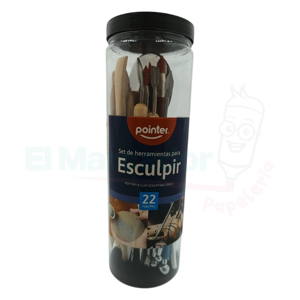 SET HERRAMIENTAS PARA ESCULPIR 22PZAS - POINTER